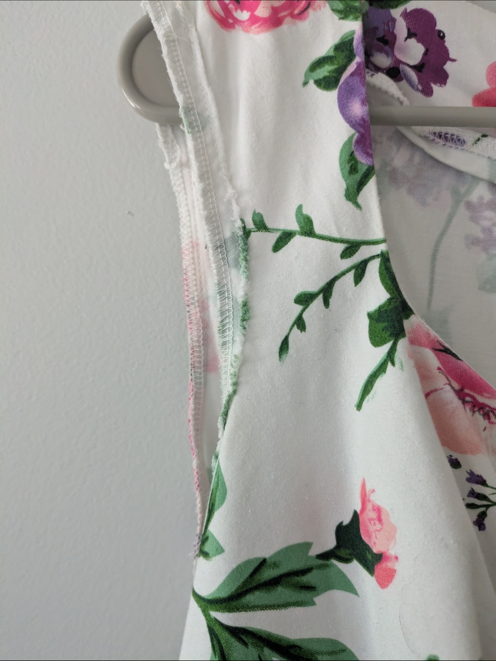 Retro Swing Fit&Flare Midi Dress Floral Romantic Garden Party Belle Poque Size L - Picture 12 of 12